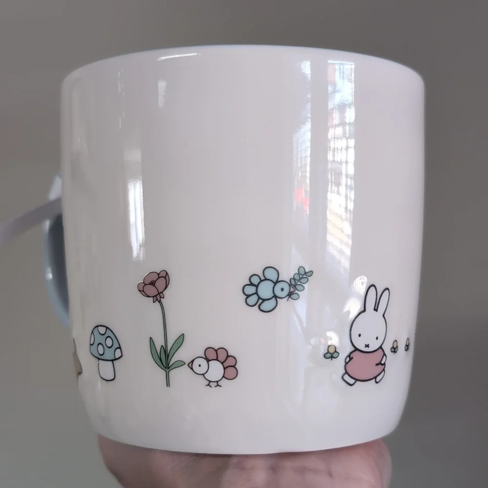 ❌SOLD❌Miffy x Magenta Pastel Spring Mug With Wraparound Graphics 🐰🌷 - Picture 2 of 6